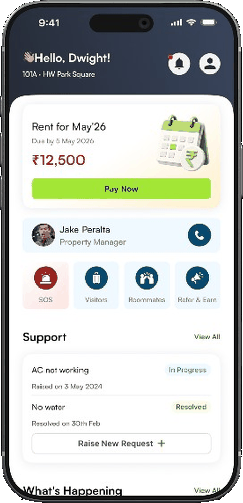HelloWorld app screens